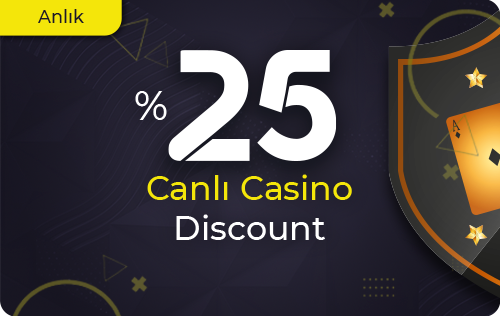 Nerobet %25 Canlı Casino Discount Bonusu