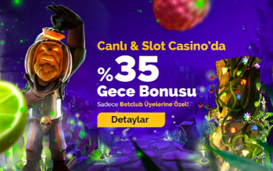 Betclub %35 Gece Casino Kayıp Bonusu