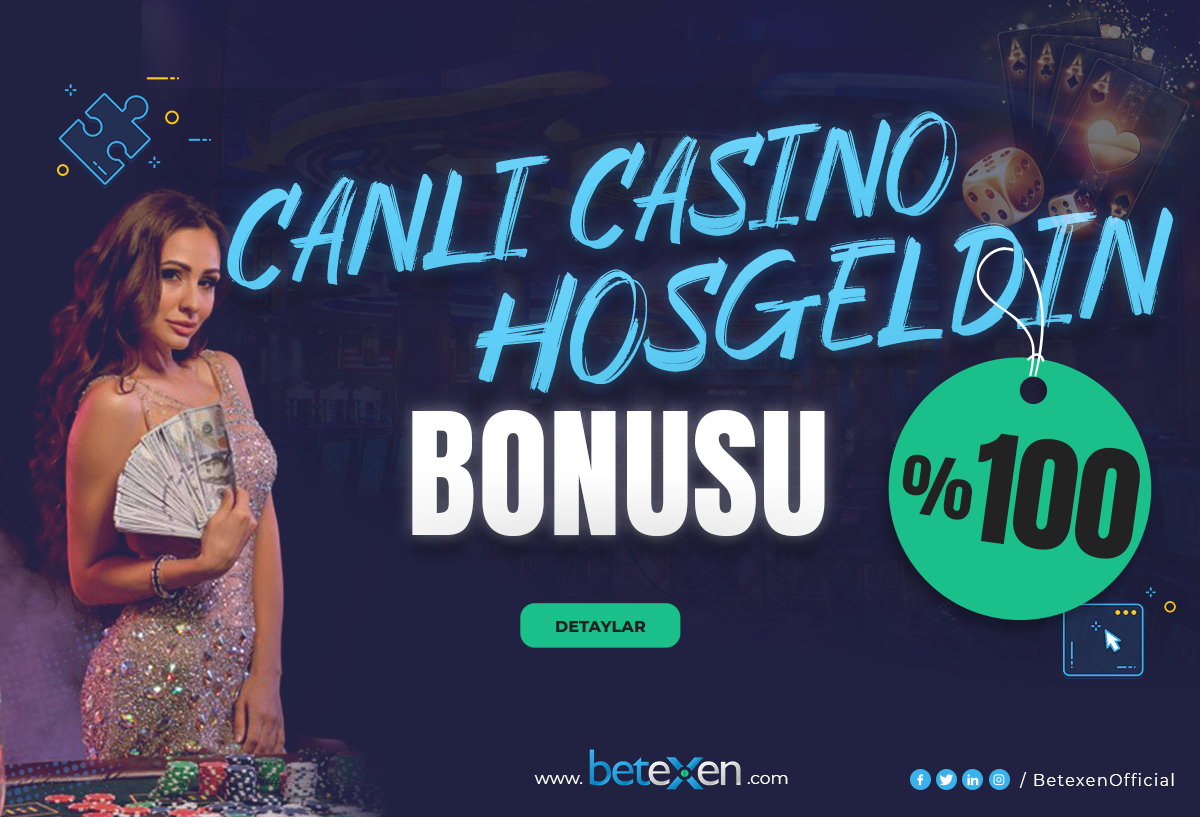 Betexen %100 Canlı Casino Hoş Geldin Bonusu 888 TL