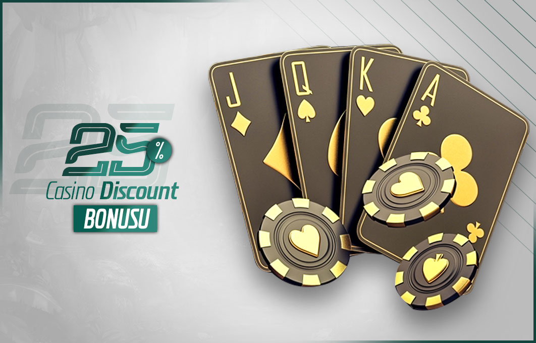 Betgarden %25 Casino Discount Bonusu