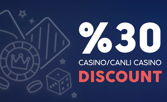 Betgray Casino / Canlı Casino %30 Discount Bonusu