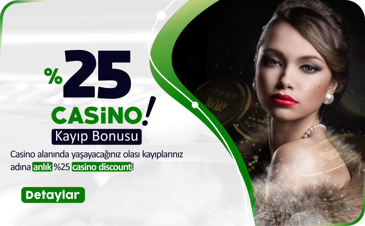 Şutbet %25 Casino Discount Bonusu