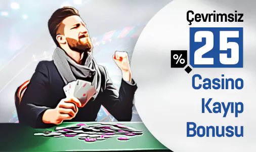 Betlesene %25 Çevrimsiz Casino Kayıp Bonusu