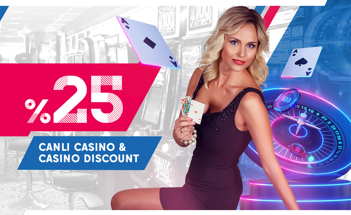 Betlike %25 Casino ve Canlı Casino Discount Bonusu
