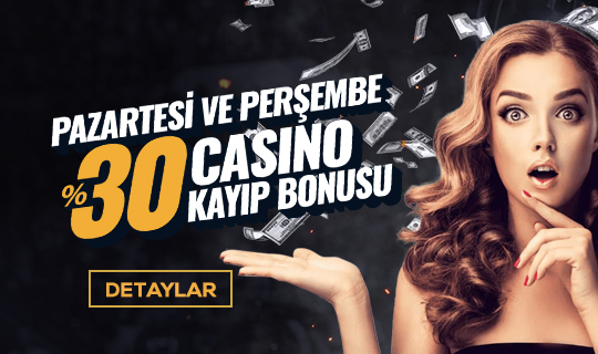 Betmarlo Pazartesi ve Perşembe %30 Casino Kayıp