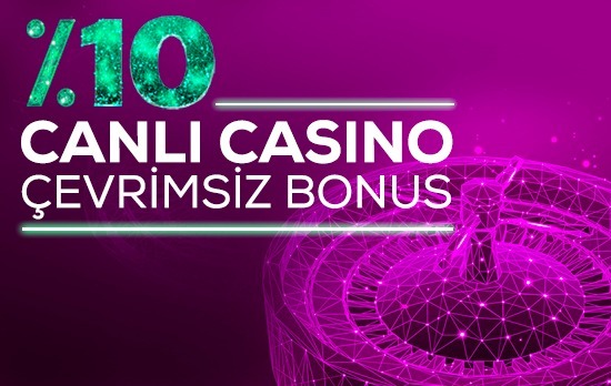 Betmoon %10 Çevrimsiz Canlı Casino Bonusu
