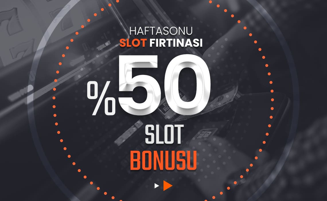 Betoffice Haftasonu %50 Slot Bonusu