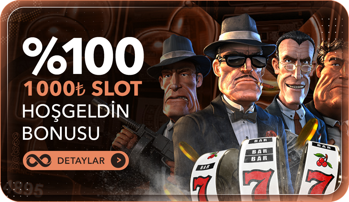 Betsoo %100 Slot Hoş Geldin Bonusu