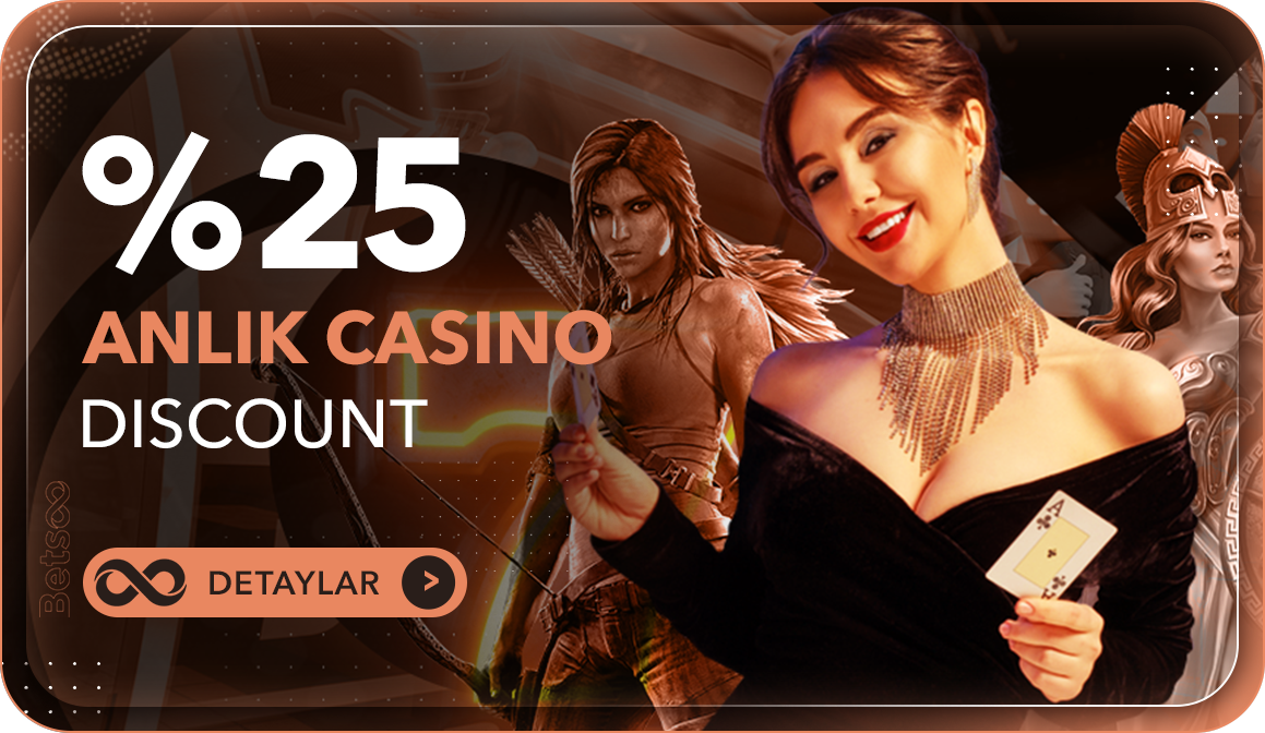 Betsoo %25 Anlık Casino Kayıp Bonusu