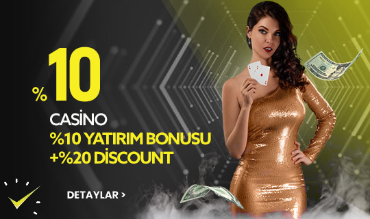 Betvakti %10 Casino Yatırım Bonusu + %20 Çevrimsiz Discount