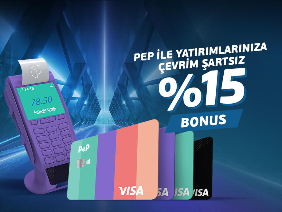 Betvole Pep İle Yatırıma %15 Çevrimsiz Bonus