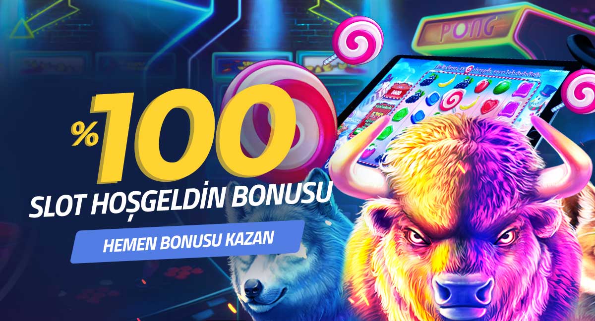 Casinomavi %100 Slot Hoş Geldin Bonusu