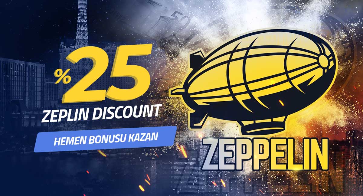 Casinomavi %25 Zeplin Discount Bonusu