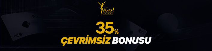 Casinoviva %35 Çevrimsiz Yatırım Bonusu