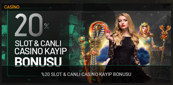 Gribet %20 Slot & Canlı Casino Kayıp Bonusu