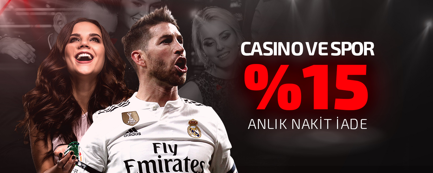 Hepbahis %15 Anlık Casino ve Spor Kayıp Bonusu