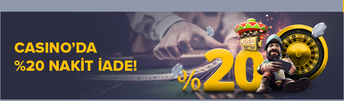 Hipodrombet %20 Casino Kayıp İade Bonusu