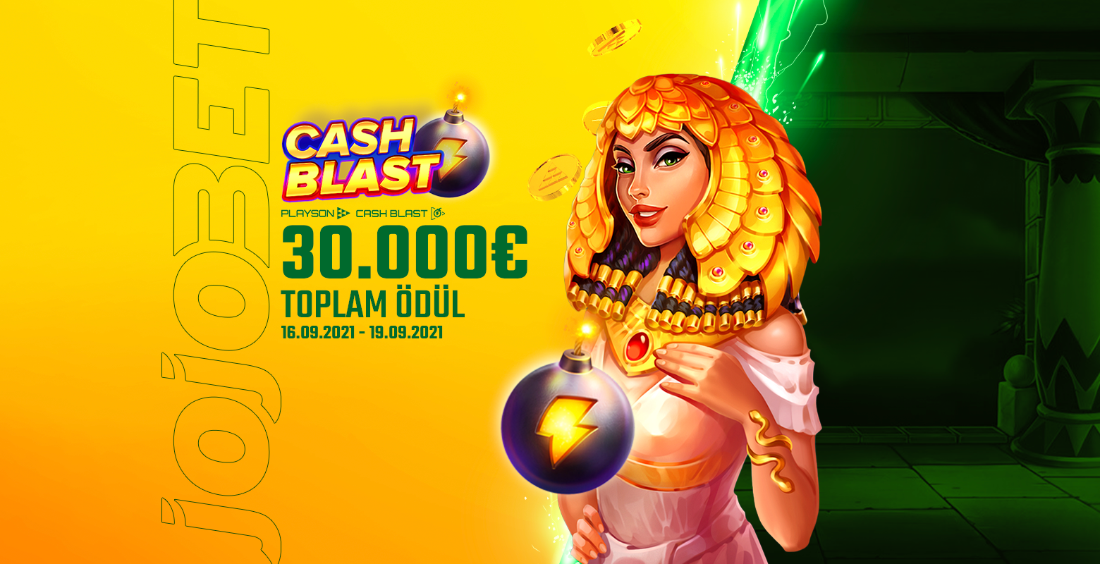 Jojobet Toplam 30.000 € Ödüllü Cash Blast Turnuvası