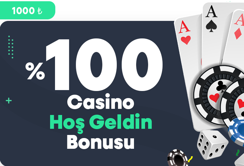 Liderbahis %100 Casino Hoş Geldin Bonusu