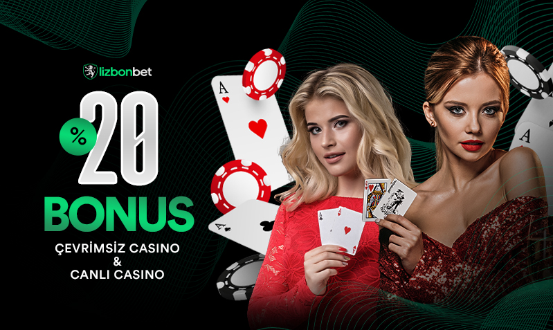 Lizbonbet %20 Çevrimsiz Casino & Canlı Casino Bonusu