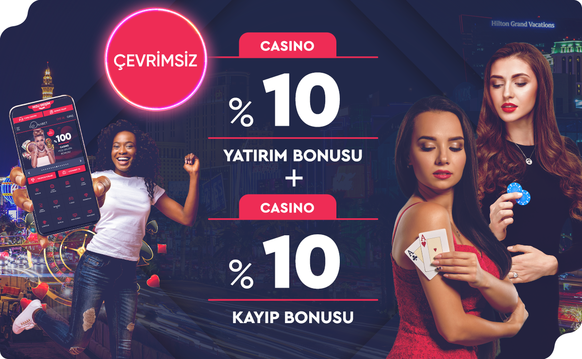 Loonabet Çevrimsiz %10 Casino Yatırım + %10 Kayıp Bonusu