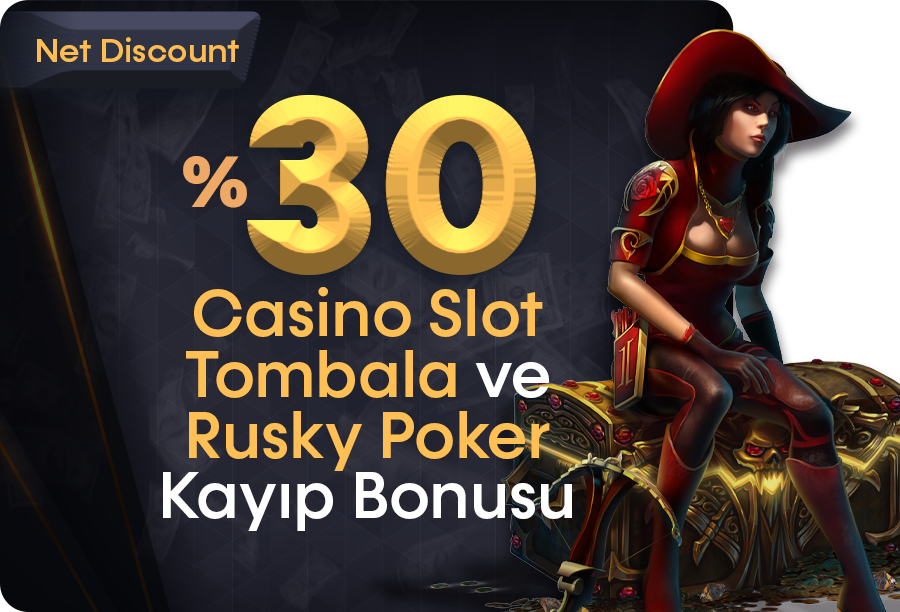 Lordcasino %30 Net Casino Slot, Tombala ve Rusky Poker Kayıp Bonusu