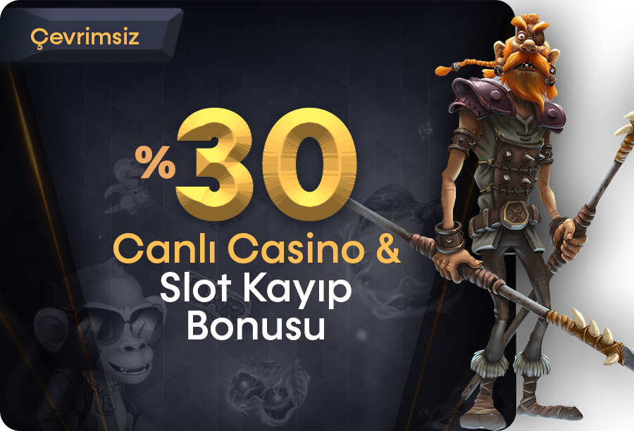 Lordcasino %30 Canlı Casino & Slot Kayıp Bonusu