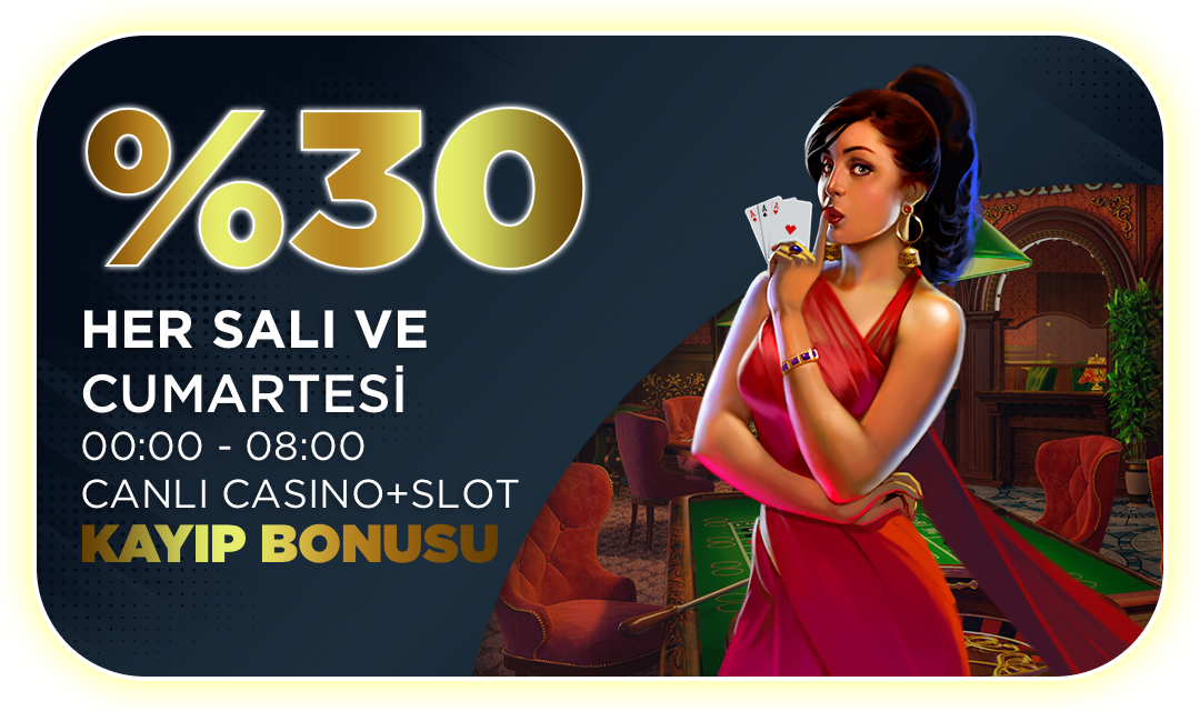 Oynabil %30 Canlı Casino ve Slot Kayıp Bonusu