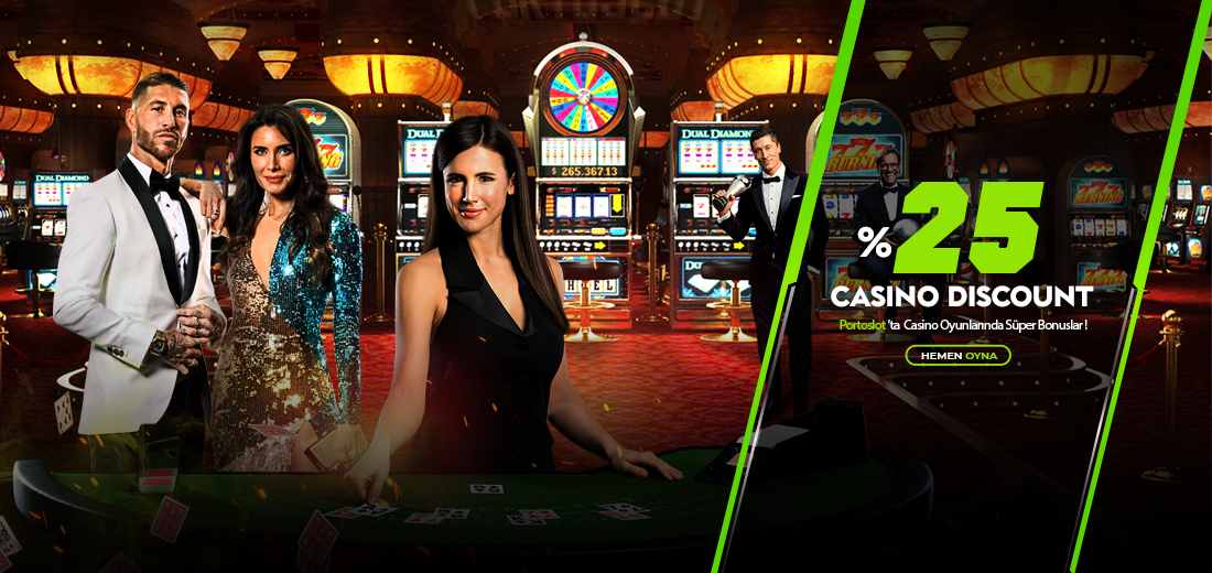PortoSlot %15 Canlı Casino ve Casino Discount Bonusu