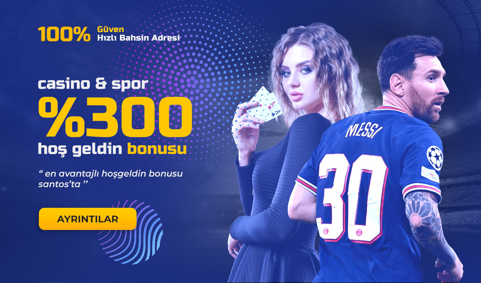Santosbetting %300 Casino & Spor Hoş Geldin Bonusu