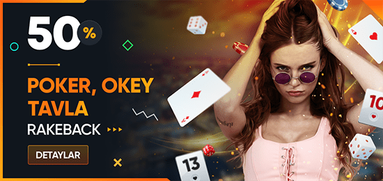 Tipobet Poker, Okey ve Tavlada %50 İade Bonusu