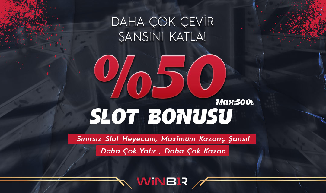 Winbir %50 Slot Yatırım Bonusu