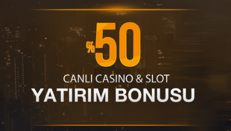 Wipbet %50 Canlı Casino & Slot Yatırım Bonusu