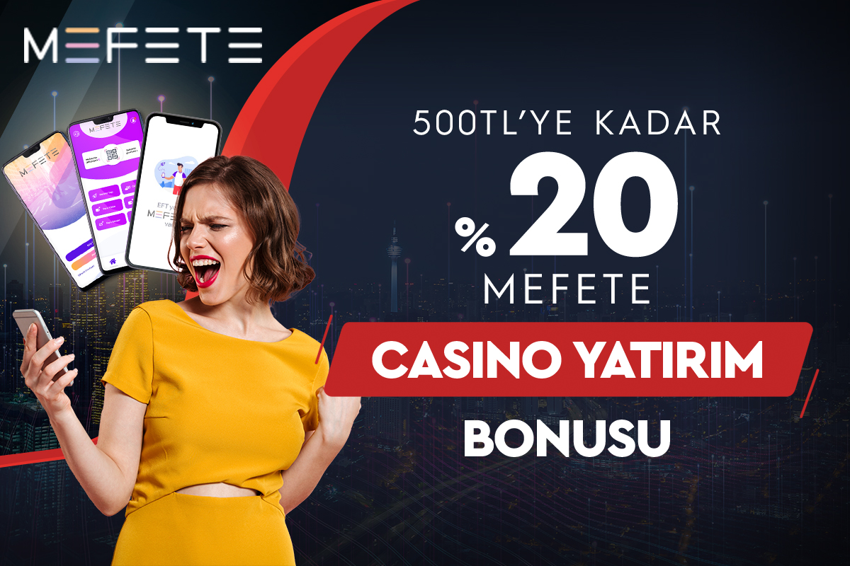 Yuubet %20 Casino MEFETE Yatırım Bonusu
