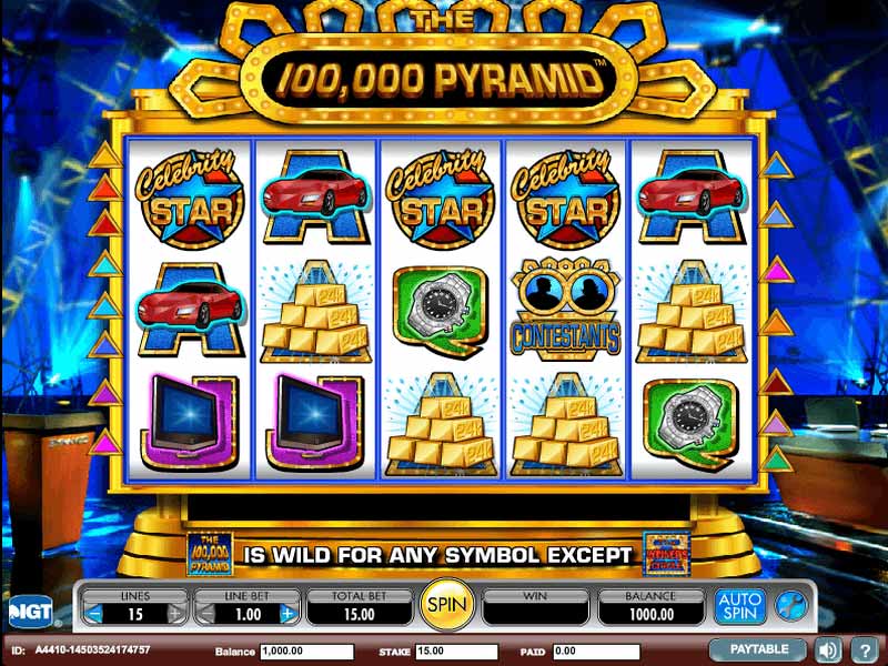 The $100,000 Pyramid Slot