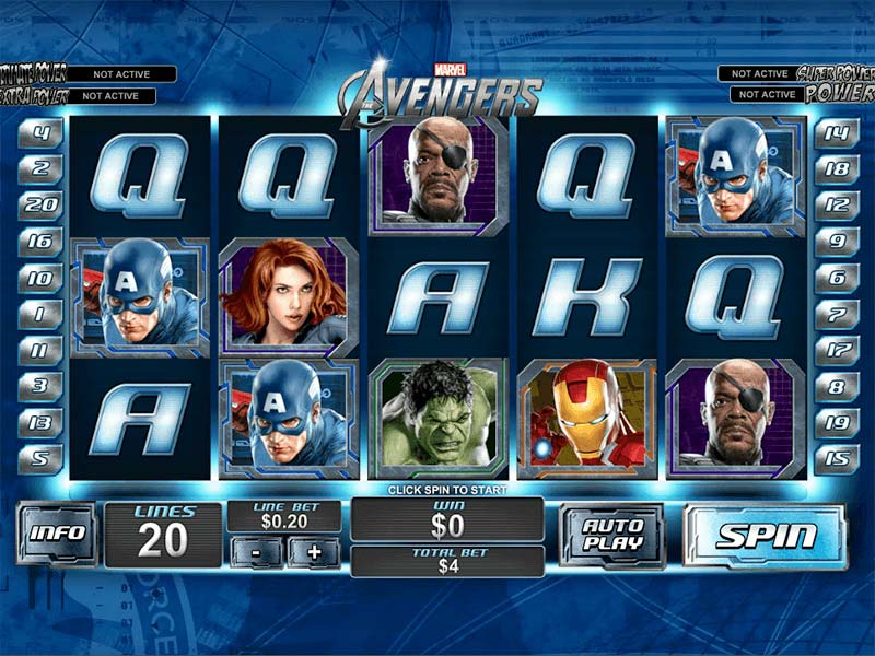 The Avengers Slot