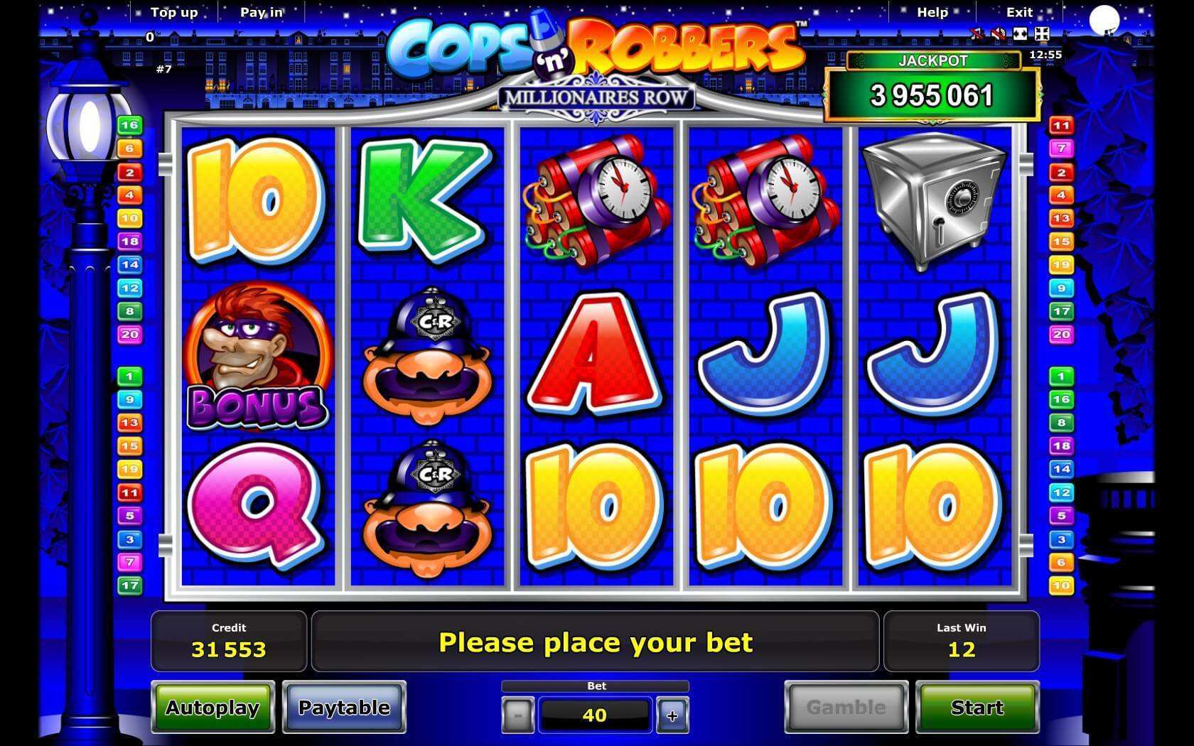Cops ‘n’ Robbers Millionaires Slot