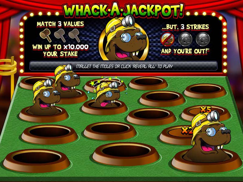Whack A Jackpot Slot